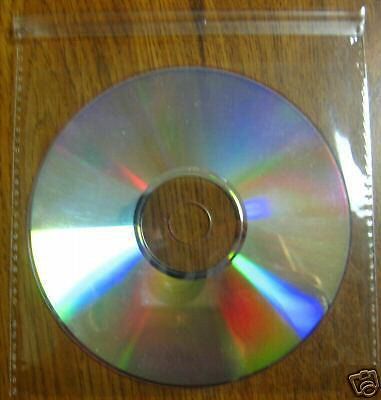 500 bopp cd poly sleeve w/ peel &amp; seal on flap - js96 for sale