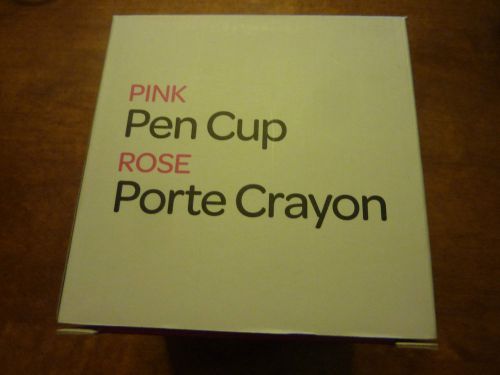 Poppin Pink Pen/Pencil Cup in Box