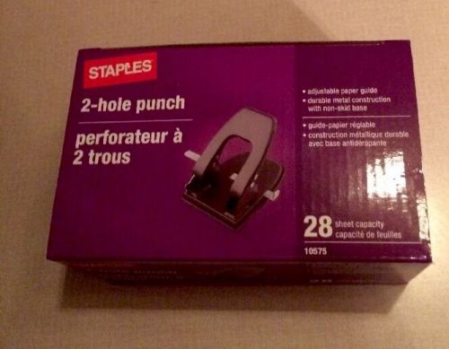 2 Hole Punch By Staples New In Box