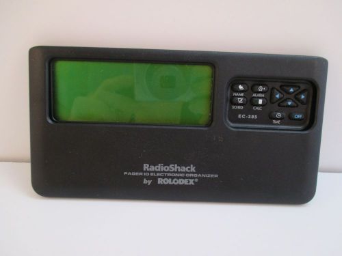 Vintage Radioshack Radio Shack Rolodex Pocket Organizer Calendar Pager ID EC-385