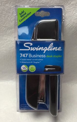 Swingline 747 Business Desk Stapler #74768 Solid Metal Black &#034;NIOP&#034;
