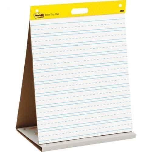 Post-it Tabletop Self-Stick Easel Pad Primary Ruled
