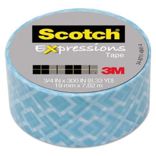 3m C214P6 Expressions Magic Tape, 3/4&#034; X 300&#034;, Classic Triangle