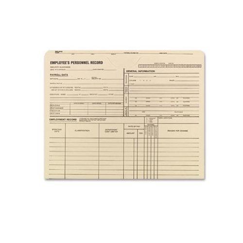 Quality Park 69999 Quality Park Employee Record Jackets, 11-3/4x9-1/2, 11Pt.