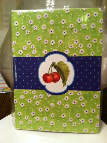 Cherry FloralRuled Journal Diary NEW Lined 60 Sheets Fast Shipping