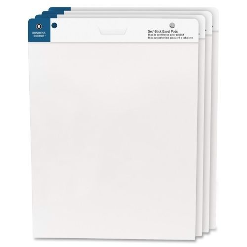 Business source self-stick easel pads - 30 sht - 25&#034;x30&#034; - 4/carton  - bsn38592 for sale