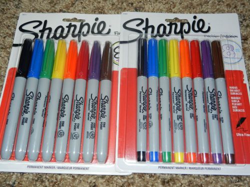 16 ct. Sharpie Fine &amp; Precision Point Permanent Markers Assorted Colors