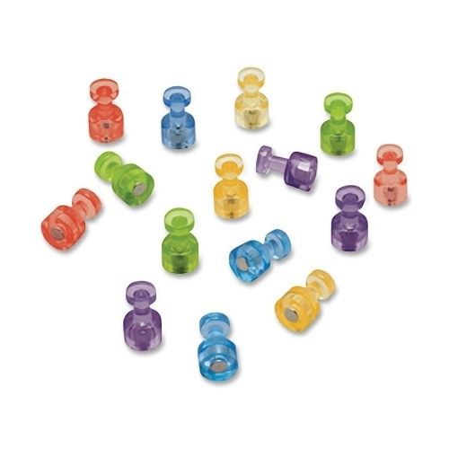 Quartet mppc magnetic push pins 1-1/2in diameter 20/pk assorted colors for sale