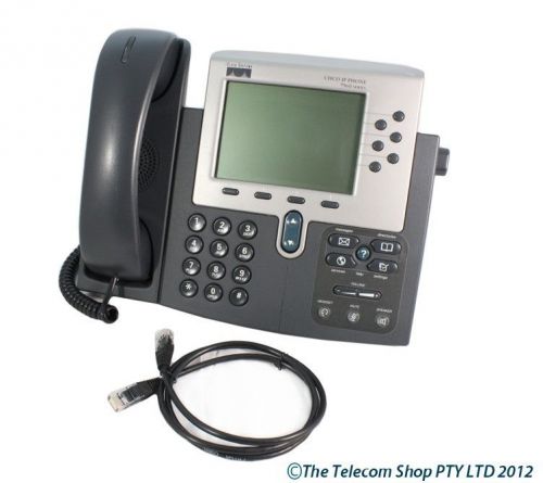 Cisco 7960g ip telephone 7960 g gst &amp; del incl with cccp firmware for sale
