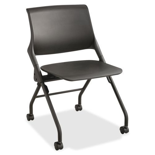 SAF4390PLBL Nesting Chair, Plastic Seat, 22&#034;x23&#034;x33-1/2&#034;, Black