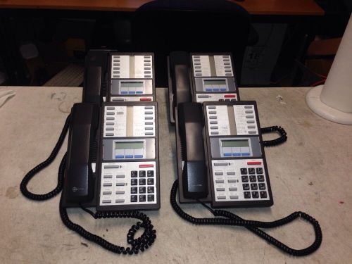 LOT OF 4 -   Mitel Superset 420 Telephone Set Charcoal 9115-5XX-000-NA   Nice