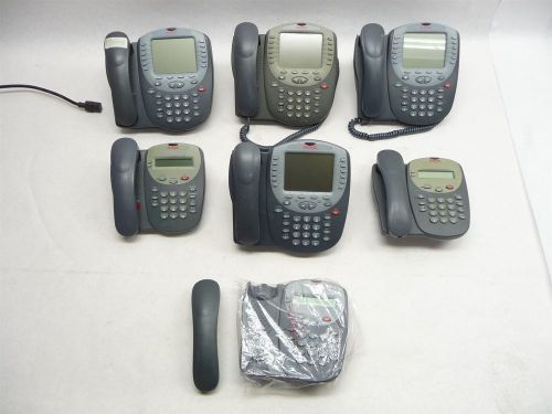 LOT AVAYA 3*4620SW 3*4602SW 1*4620 BUSINESS VOIP OFFICE DISPLAY TELEPHONE PHONE
