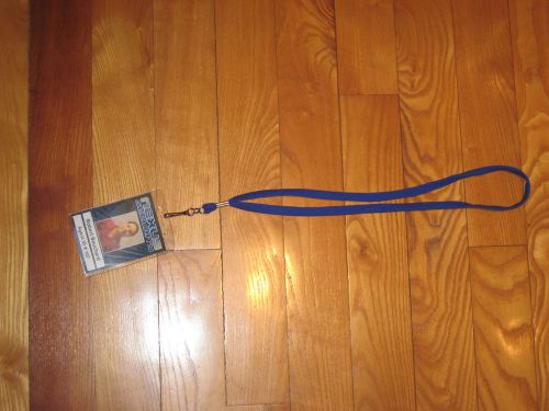 Neck Lanyards with ID Badge holders (lot of 20)