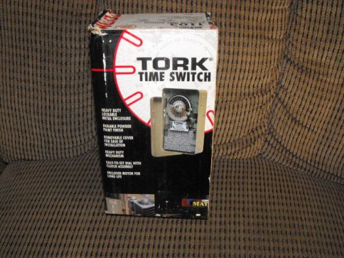TORK 1103 Time Switch Indoor Metal 24 Hour Double Pole 2Hp 40Amp 120 Volt 1103