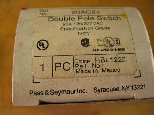 Pass &amp; Seymour PS20AC2 Switch