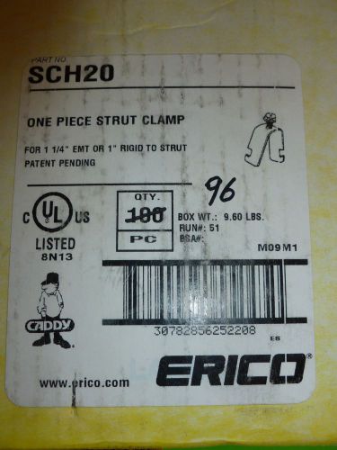 Erico Caddy SCH20B Booted  Strut Clamp   Qty 96
