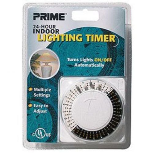 Prime tn001000 24-hour automatic indoor lighting timer for sale