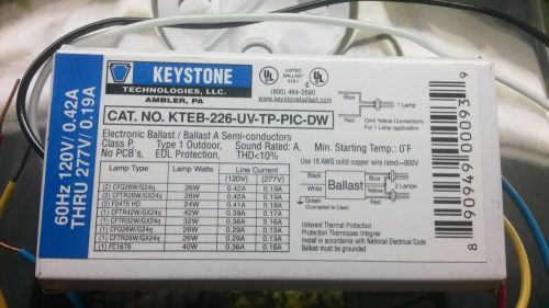 Keystone KTEB-226-UV-TP-PIC-DW Electronic Ballast
