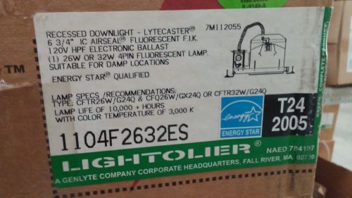 Lightolier 1104F2632ES Lytecaster Recessed Downlight 26 or 32 Watts Fluorescent
