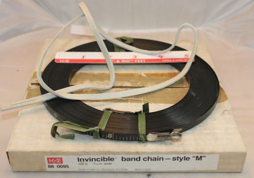 K&amp;E Invincible Band Chain, 100&#039; (88 0095 w/ M end Grad.)  [309]