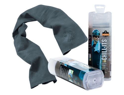 Ergodyne chill-its 12438 6602 evaporative cooling towel, grey - each for sale