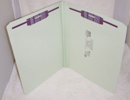 25 - Smead Gray Green 14910 Pressboard Folders with Fasteners