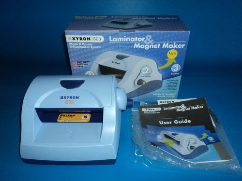 XYRON 503 Laminator &amp; Magnet Maker Photo &amp; Printer Enhancement System 5&#034; x 1/8&#034;