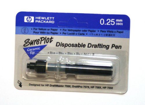 HP Disposable Drafting Pen for Plotter  0.25 mm Blue