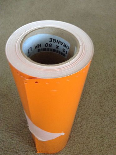 Vinyl Material Gerber 15x50 Vinyl for Stickers and Signs Orange