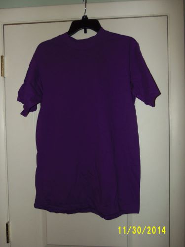 Blank Tee Shirts for printing, Purple Adult Large