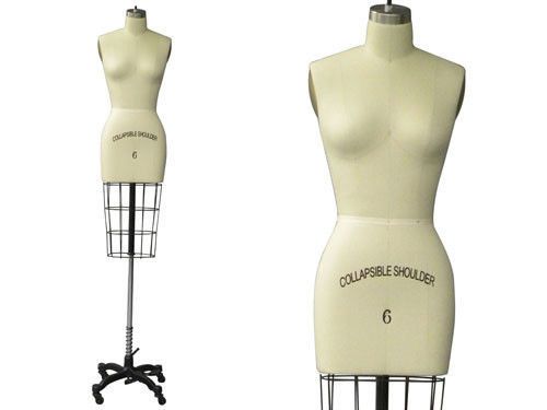 Female working dress from professional dress form mannequin size 6 w/hip+arm for sale