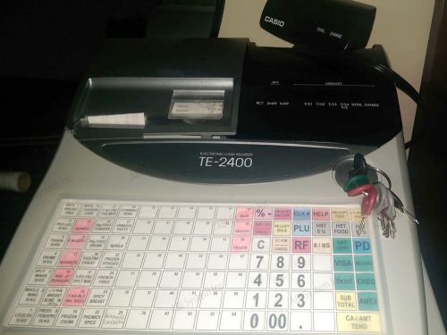Casio cash register te-2400 for sale