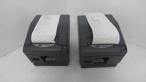 LOT OF 2 STAR MICRONICS TS9700 THERMAL PRINTER POINT OF SALE USB