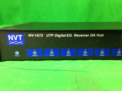 NVT NV-1672 UTP Digital EQ Receiver DA Hub