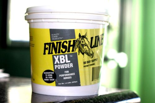 JUST REDUCED ! Finish Line XBL Powder 1.3LBS ALL NATURAL HORSE SUPPLEMENT - NEW