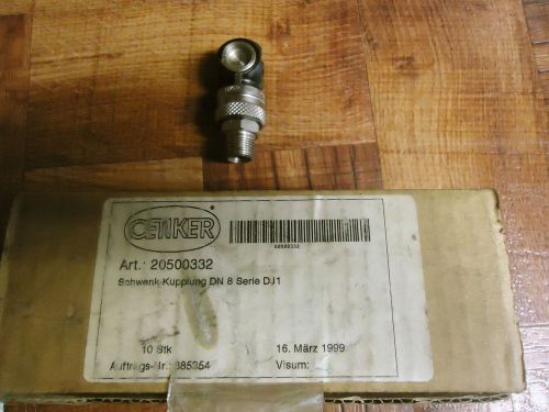 New oetiker safety swing air line male coupling dn8 series dj1 part # 20500332 for sale