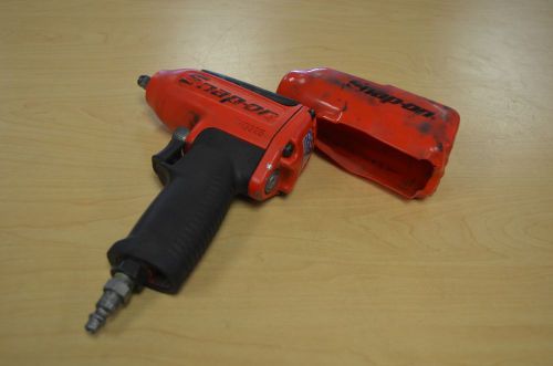SNAP-ON MG325 3/8&#034; DRIVE IMPACT AIR WRENCH RED  BIN FREE SHIP USED
