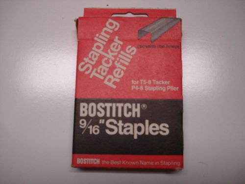 Bostitch Staples STCR5019  9/16&#034;  Length 1000 Per Pk