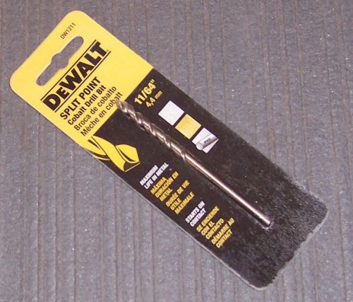 Dewalt dw1211 11/64&#034; cobalt pilot point twist drill bit for sale