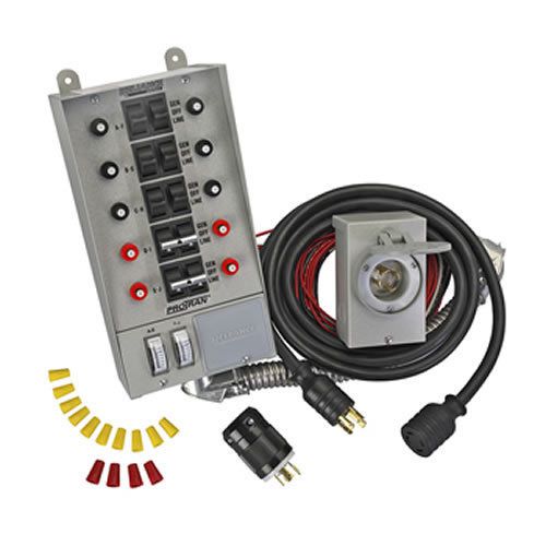 Reliance10-Circuit 30 Amp Generator Transfer Switch Kit For Up To 8,000-Watt 10&#039;