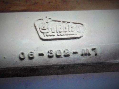 Goldbalatt K C  tool company cement tool  solid brass 06-302-M7  Finish tool