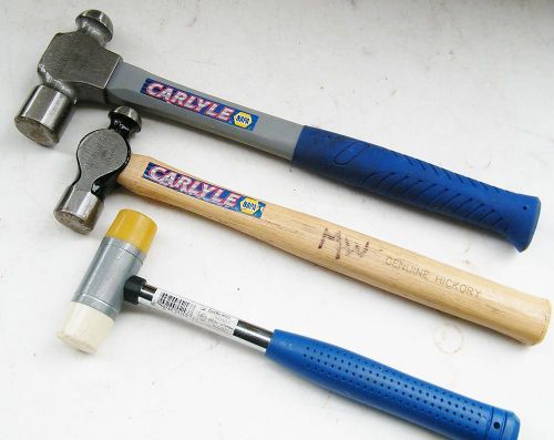 Napa carlyle  3 piece shop hammer set exc plus for sale