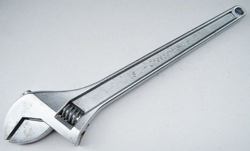 Crescent tools usa  huge 18&#034; adjustable wrench exc plus for sale