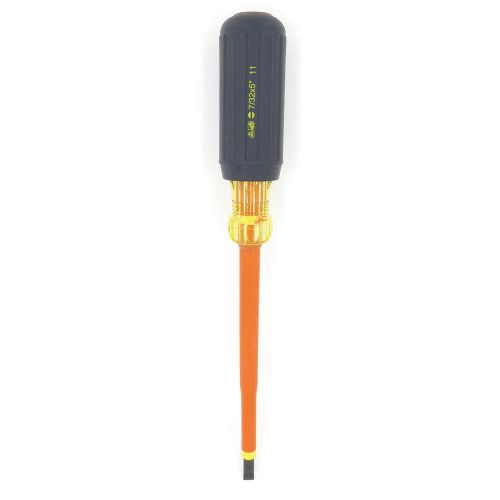 Insulated Screwdriver, Slotted, 7/32x8-3&amp;#x2f;4 35-9147
