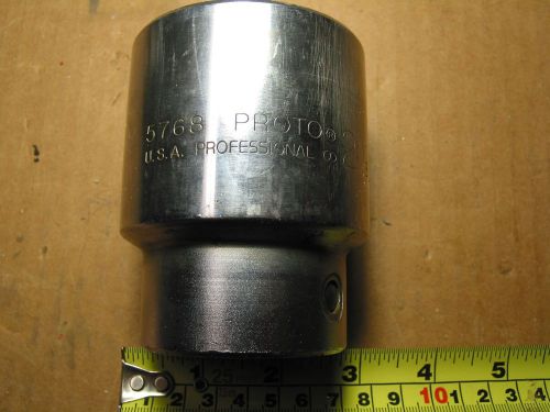 PROTO---5768---12 point Chrome Socket---1 inch drive---2-1/8 inch