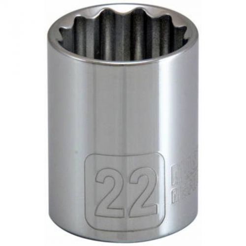 1/2&#034; Drive 22Mm 12-Point Socket Apex Tool Group Sockets 36109 052088001950