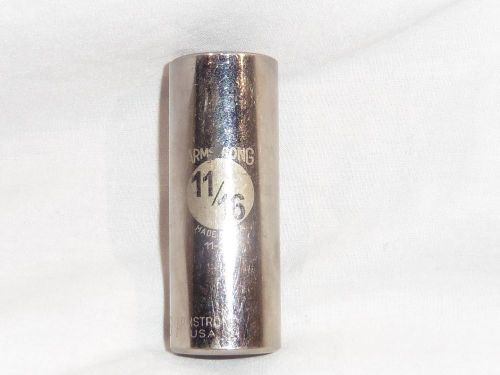 Armstrong tools, 11-322, 3/8&#034; drive 12 point deep socket 11/16&#034; for sale