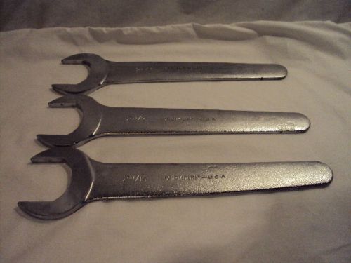 3 NEW OLD STOCK FAIRMOUNT 2 1/16 SINGLE OPEN END WRENCHES WRENCH SET MADE IN USA