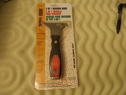 Techni Edge 04-401 2 in 1 Roofing  Knife new sealed