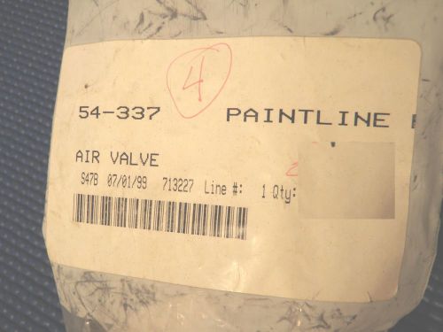 BINKS 54-337 Air Valve (lot of 2 air valve)